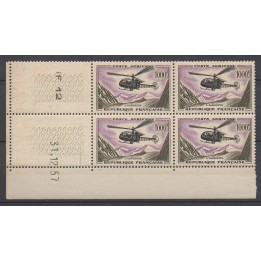 Timbre de collection France - Poste Aérienne 037 Coin Daté (1957)