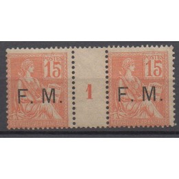 Timbre de collection France - Franchise Militaire 01 Millésime 1 (1901)