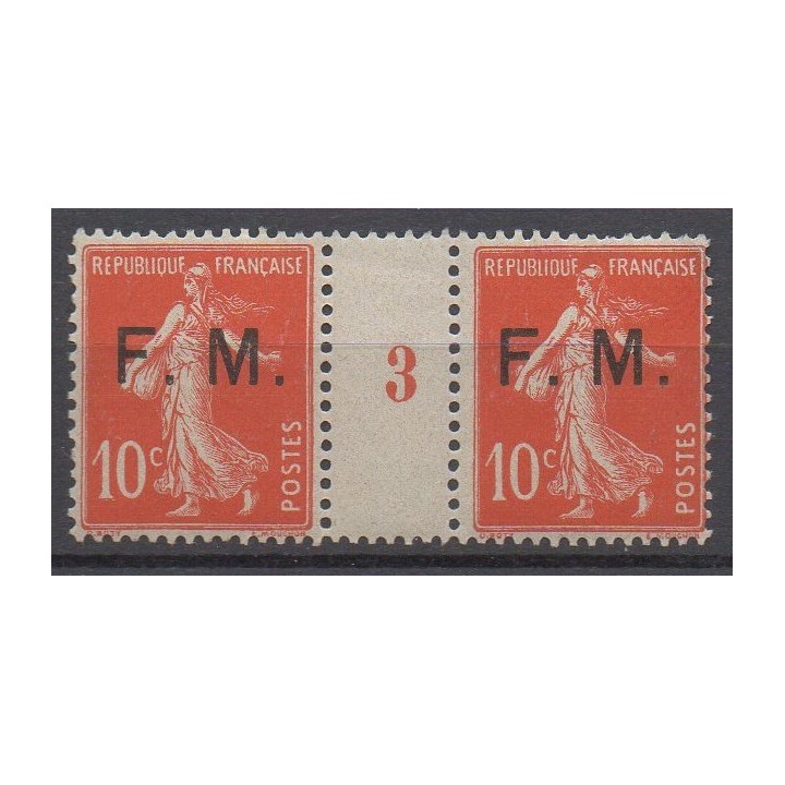 Timbre de collection France - Franchise Militaire 05 Millésime 3 (1913)