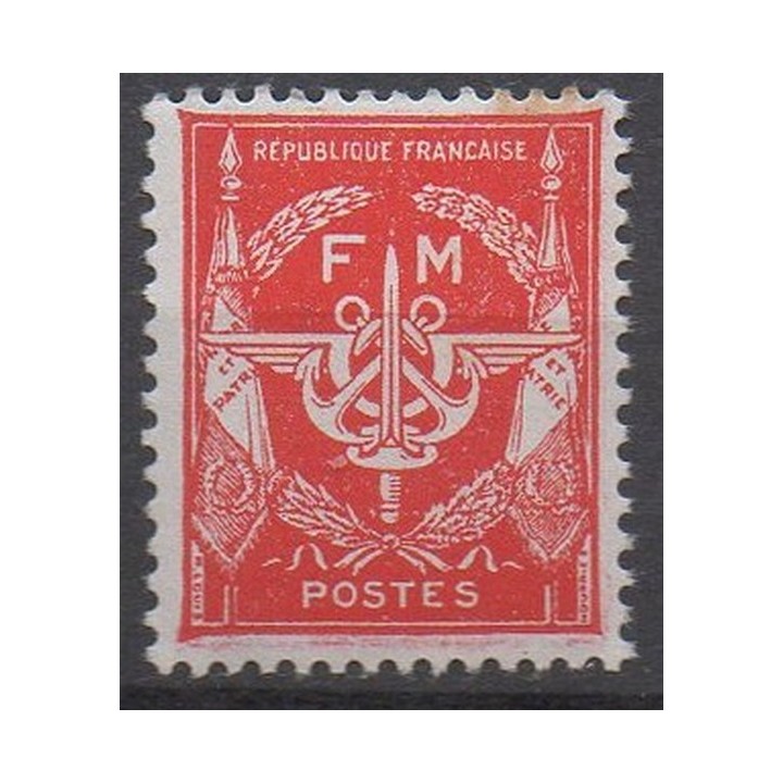 Timbre de collection France - Franchise Militaire 12a