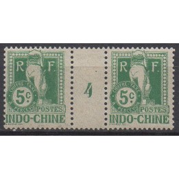 Timbre de collection Indochine - Taxe 07 Millésime 7 (1914)
