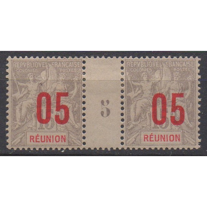 Timbre de collection Reunion - 073 Millésime 5 (1905)