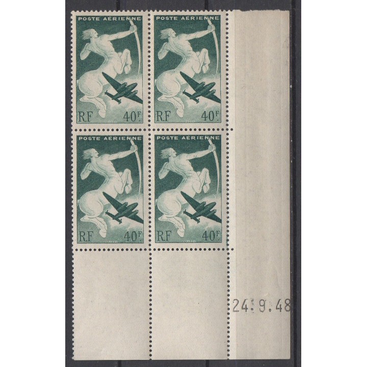 Timbre de collection France - Poste Aérienne 016 Coin Daté (1948)