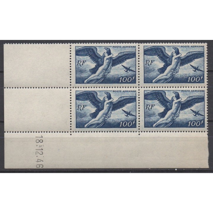 Timbre de collection France - Poste Aérienne 018 Coin Daté (1946)