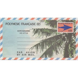 Timbre de collection Polynesie Francaise - Aerogramme 06