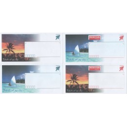 Timbre de collection Polynesie Francaise - Entier Postal 17-E à 20-E