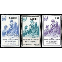 Timbre de collection France - Bienfaisance 75 à 77