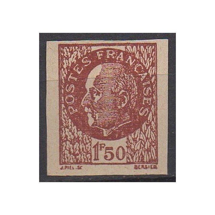 Timbre de collection France - 0517g FFI Non Dentelé NSG