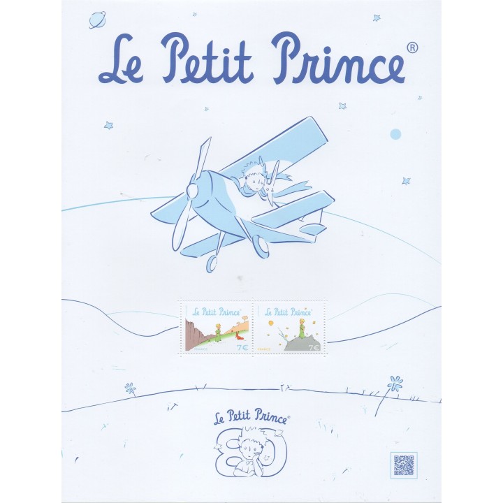 Timbre de collection France - 2026 Affiche 80 ans du Petit Prince 2x7€ - Hors Abonnement