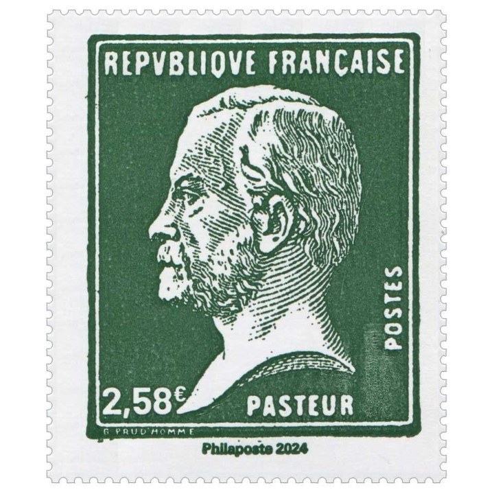 Timbre de collection France - 5783 - Timbre issu de la couverture Carnet 100 ans de la machine a affranchir - Pasteur