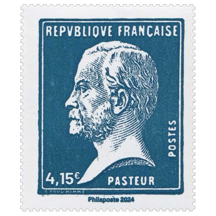 Timbre de collection France - 5784 - Timbre issu de la couverture Carnet 100 ans de la machine a affranchir - Pasteur