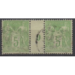 Timbre de collection France - 0102 Millésime 0 (1900)