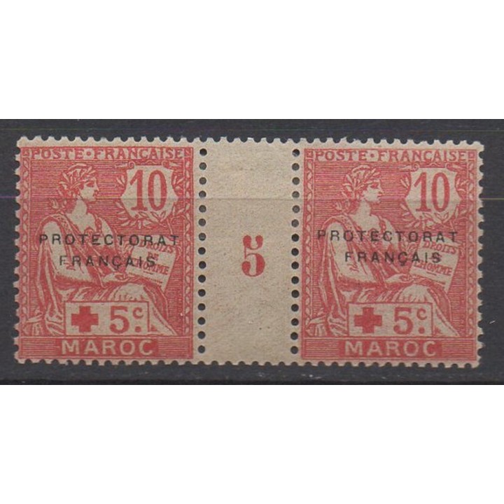Timbre de collection Maroc - 060 Millesime 5 (1915)