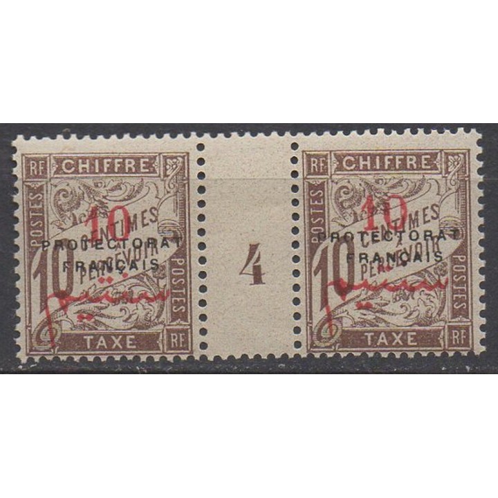 Timbre de collection Maroc - Taxe 19 Millesime 4 (1914)