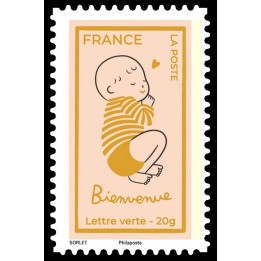Timbre de collection France - Autoadhésif 2026 Bienvenue \"lettre 20g\"
