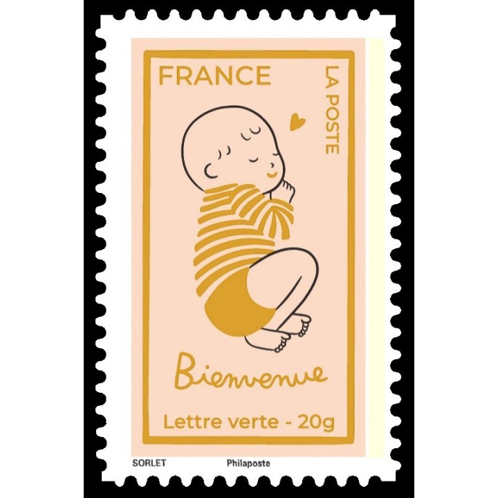 Timbre de collection France - Autoadhésif 2026 Bienvenue \"lettre 20g\"