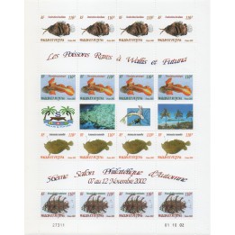 Timbre de collection Wallis et Futuna - 0583 à 0586 - Feuille