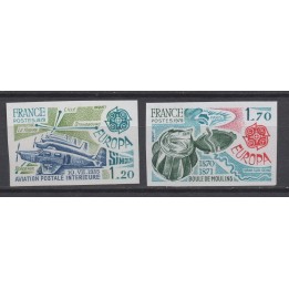 Timbre de collection France - 2046 et 2047 Non Dentelé