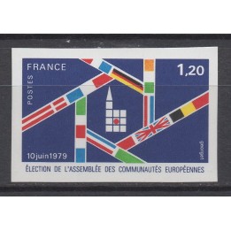 Timbre de collection France - 2050a Non Dentelé