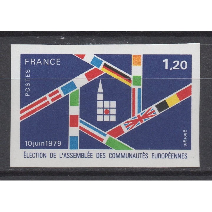 Timbre de collection France - 2050a Non Dentelé