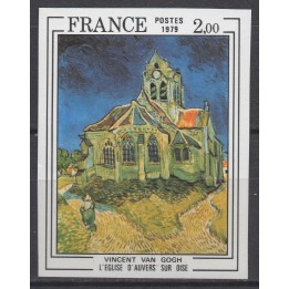 Timbre de collection France - 2054a Non Dentelé