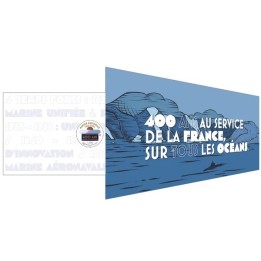 Timbre de collection France - Bloc Souvenir 2026 avec étui - 400 ans de la Marine nationale (1626-2026)