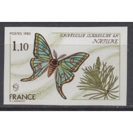 Timbre de collection France - 2089a Non Dentelé