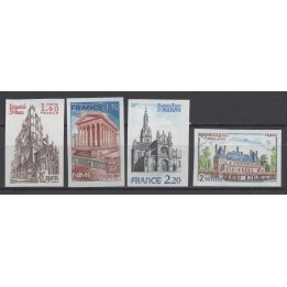Timbre de collection France - 2132 à 2135 Non Dentelé