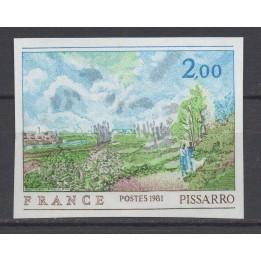 Timbre de collection France - 2136a Non Dentelé