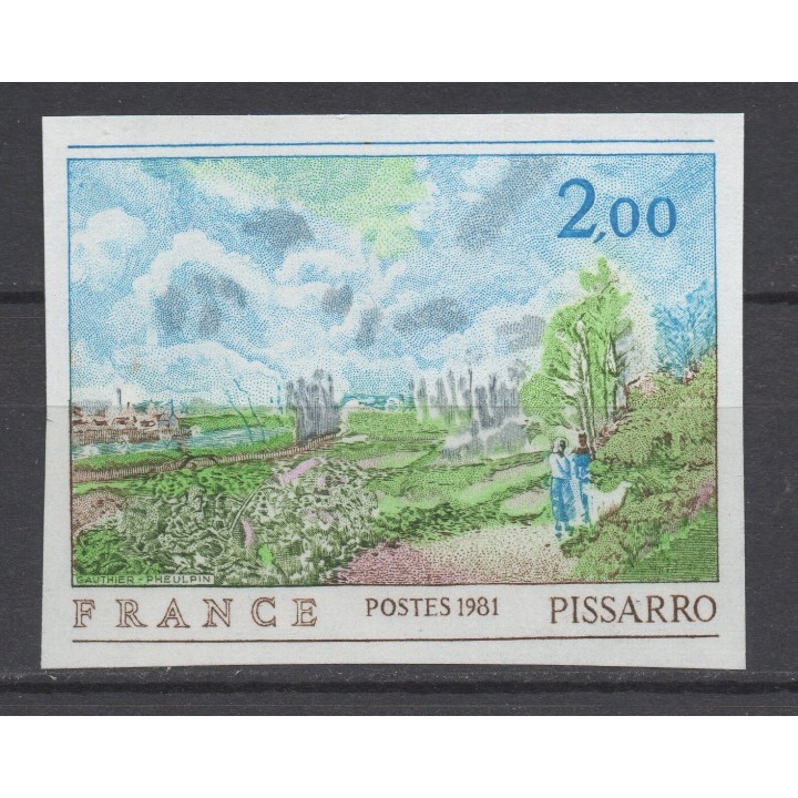 Timbre de collection France - 2136a Non Dentelé