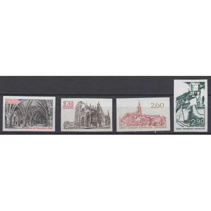 Timbre de collection France - 2160 à 2163 Non Dentelé