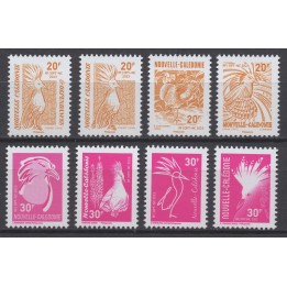Timbre de collection Nouvelle-Caledonie - 1437 à 1444