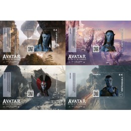 Timbre de collection France - Crypto NFT 6 Avatar - La serie des 4