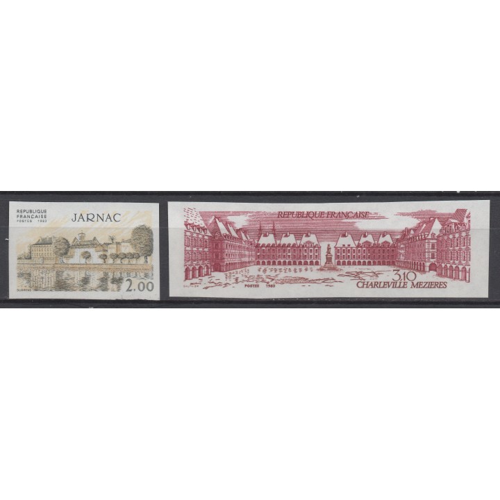 Timbre de collection France - 2287 et 2288 Non Dentelé