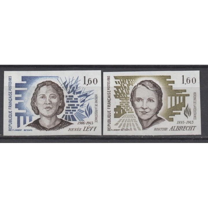 Timbre de collection France - 2293 et 2294 Non Dentelé