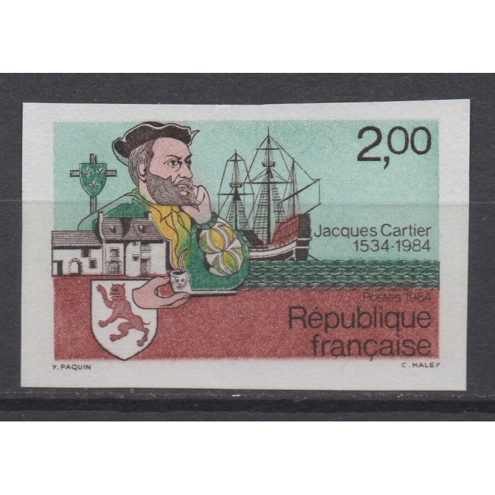 Timbre de collection France - 2307b Non Dentelé