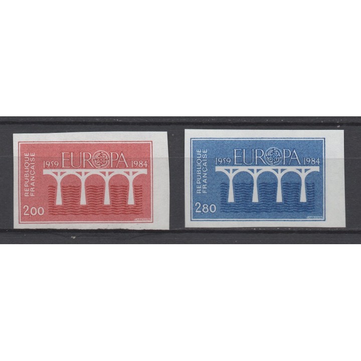 Timbre de collection France - 2309 et 2310 Non Dentelé