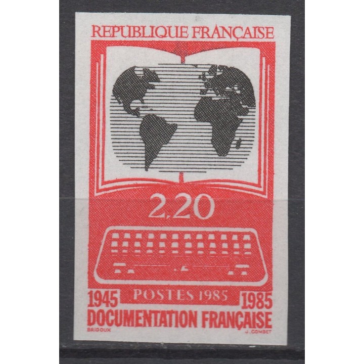 Timbre de collection France - 2391a Non Dentelé