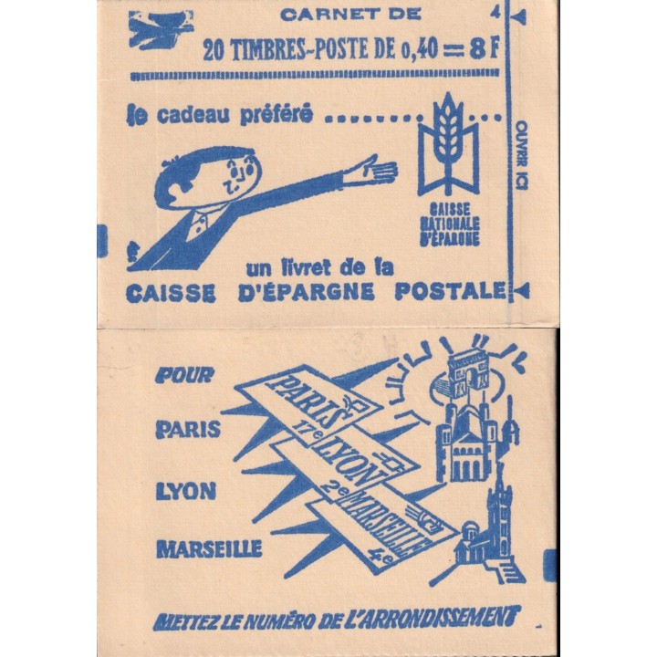 Timbre de collection France - Carnet C1536-B-C2