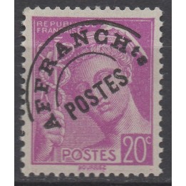 Timbre de collection France - Préoblitéré 078a