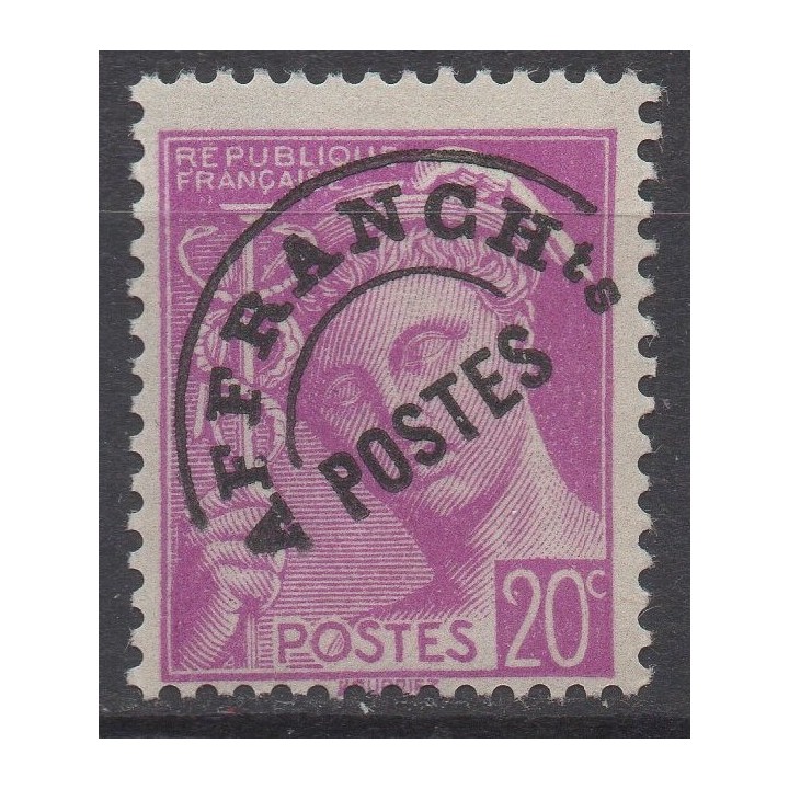 Timbre de collection France - Préoblitéré 078e