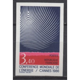 Timbre de collection France - 2445b Non Dentelé