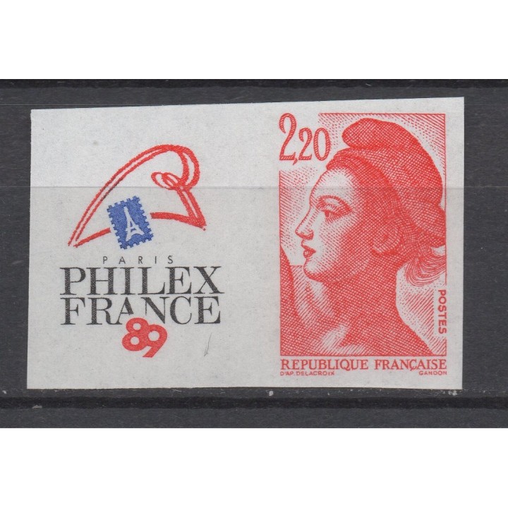 Timbre de collection France - 2461a Non Dentelé