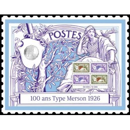 Timbre de collection France - 2026 Affiche 100 ans type Merson 1926 2x7€ - Hors Abonnement