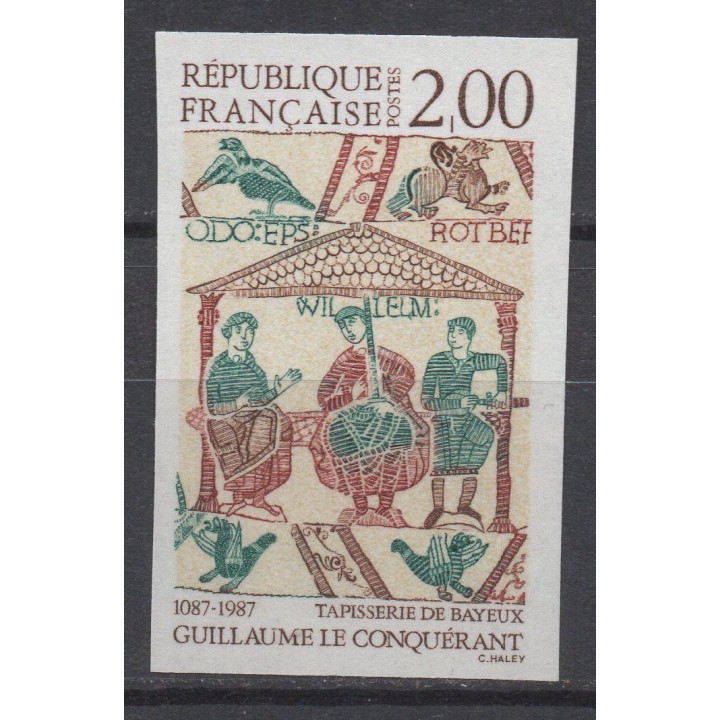 Timbre de collection France - 2492a Non Dentelé