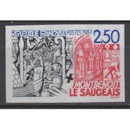 Timbre de collection France - 2495a Non Dentelé