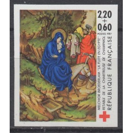 Timbre de collection France - 2498b Non Dentelé