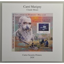 Timbre de collection France - Bloc Marigny 38A - Centenaire de la mort de Claude Monet