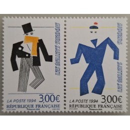 Timbre de collection France - 2026 - Paire issue du Diorama Opéra Ballet