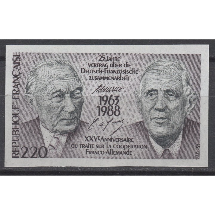 Timbre de collection France - 2501a Non Dentelé